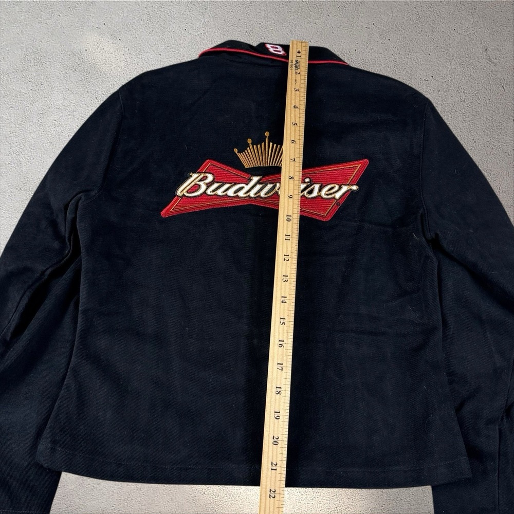 Vintage NWT JH Design Dale Jr. Budweiser Racing Jacket Sz Small NASCAR - Picture 6 of 9